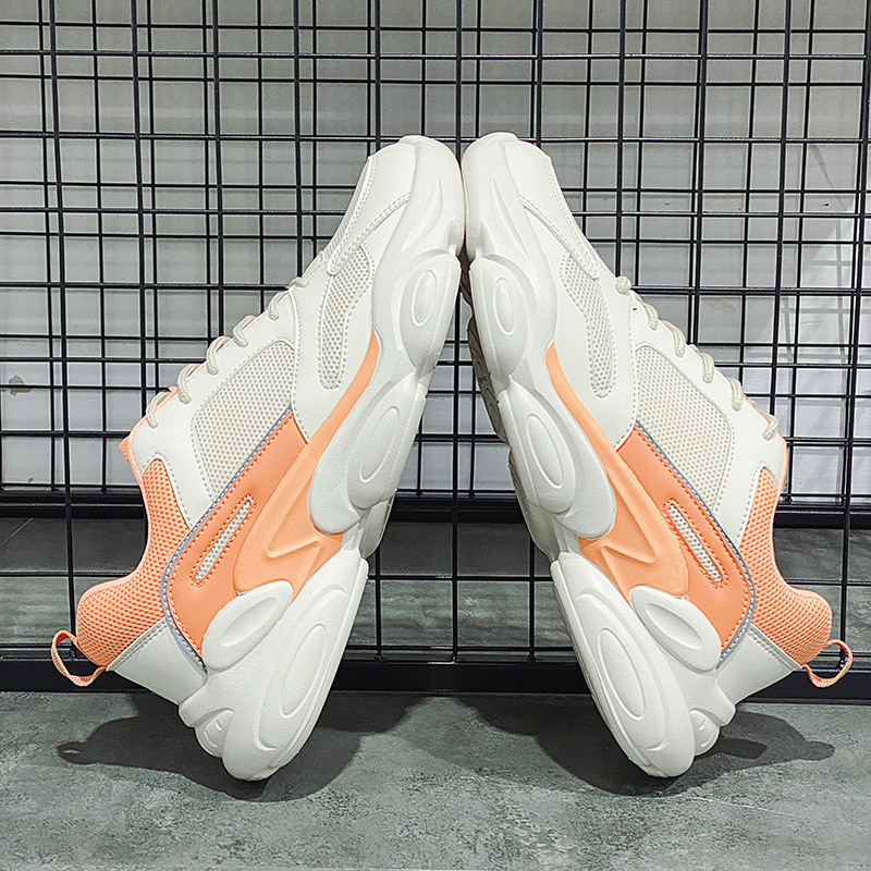 

fashion men women running shoes -26 orange white green with black mens womens shoe comfortable breathable trainers sports sneakers size 39-4
