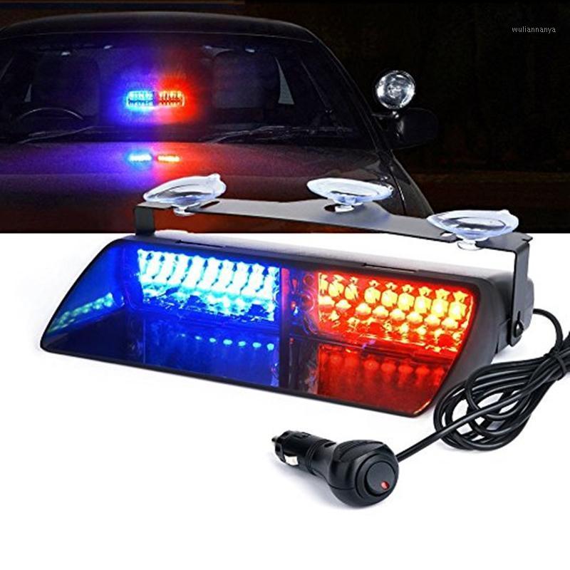 

Led Flash Car Strobe Light Red/Blue Amber/White Signal Lamps Flashing Windshield Warning 12V Emergency Lights