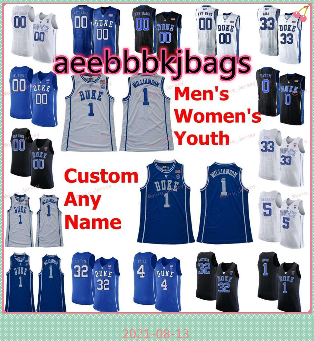 

Stitched Custom Basketball Jerseys Javin DeLaurier 13 Joey Baker 14 Goldwire Ingram Jackson Alex O'Connell Okafor Duke Blue Devils Men Women Youth