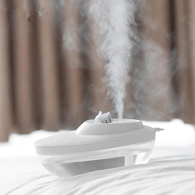 

Aroma Essential Oil Diffuser Mini Air 350ml Humidifier Ultrasonic Mist Purifier LED Night Light Cartoon Cat Ferry USB Oils Diffusers