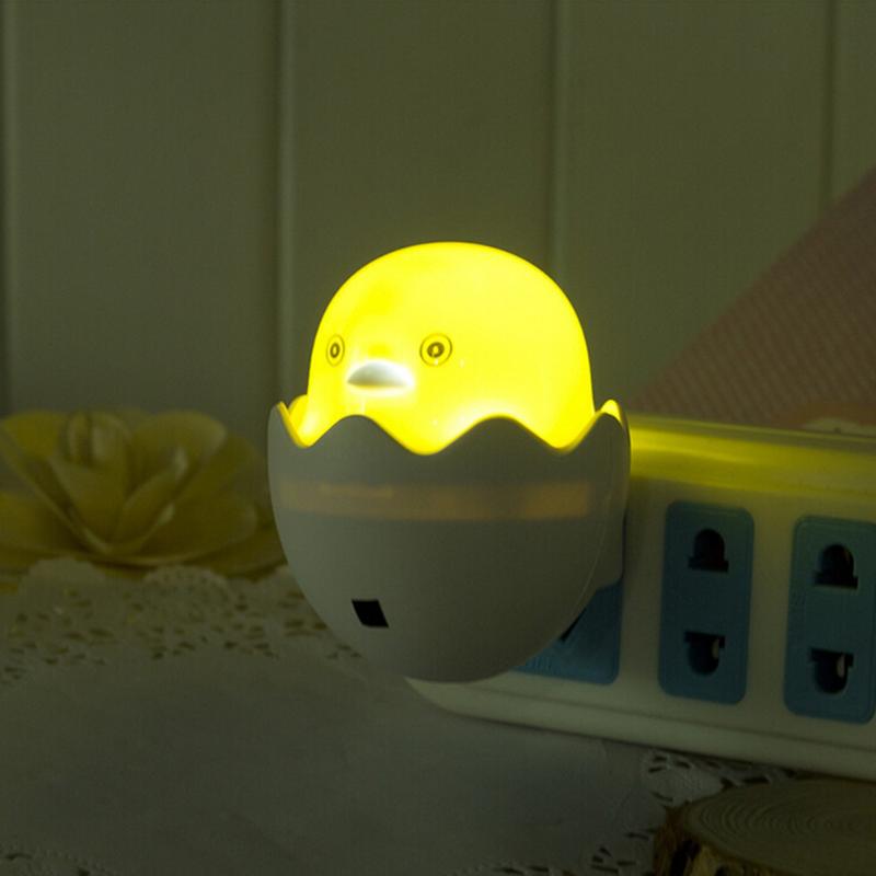 

Night Lights Little Chick Plug In Light With Auto Sensor For Kids Bedroom Nursery Baby Room Bathroom Or Hallway (US Plug)