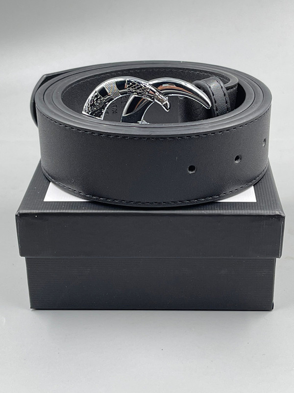 

Fashion Big buckle genuine leather belt with box designer men women high quality mens belts AAA209, Belt and box