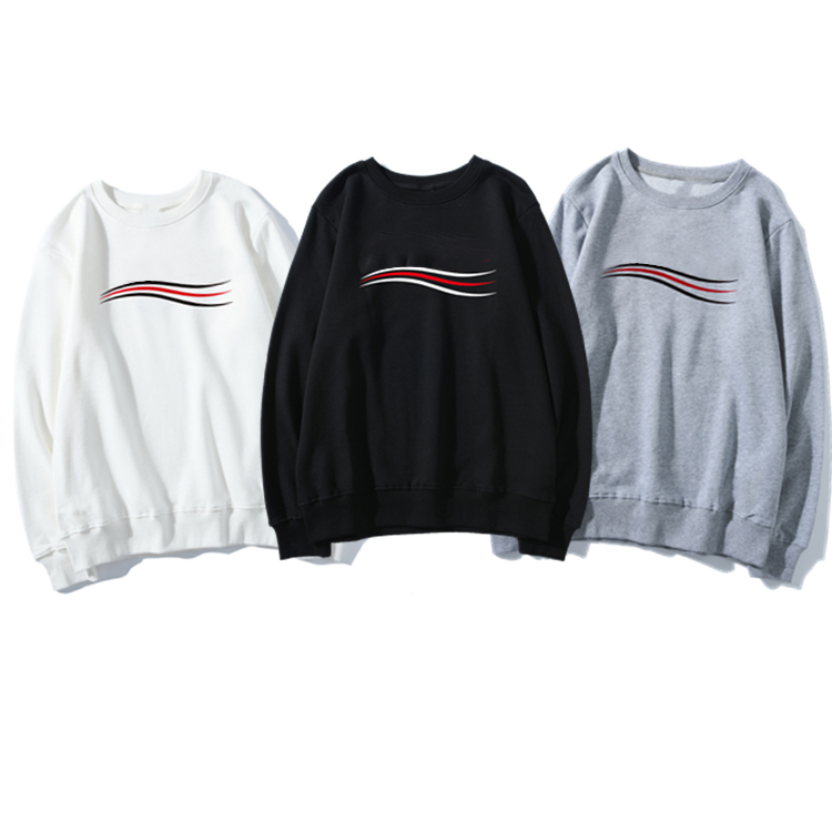 

men/women Sweatshirts loose ovesize Hoodies hip hop cotton High Street round neck hoodie, White