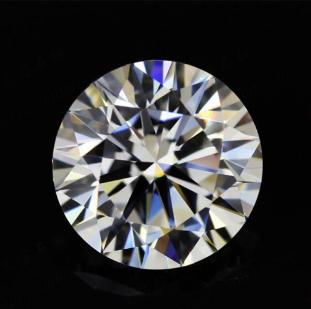 

EF Color Moissanite ROUND Cut Loose Diamond with Box and Certification for Rings VS1 Gemstones Excellent Pass Tester