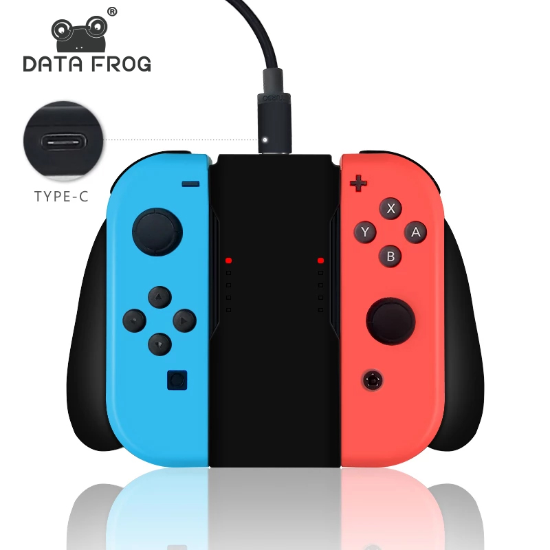 

Grip Handle Charging Dock Station for Nintendo Switch OLED Joy-Con Controller Charger Stand
