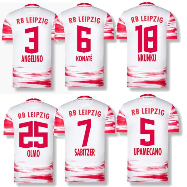 

2021 2022 Leipziges home Soccer Jerseys KonatE 6 ANGELINO 3 SABITZER 7 OLMO 25 NKUNKU 18 21 22 JERSEY UPAMECANO FOOTBALL SHIRTS TOP MAN, Home man 3