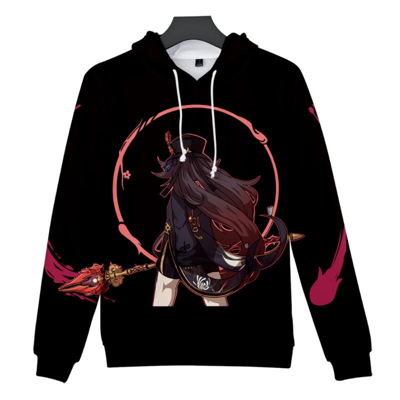 

Women's Hoodies & Sweatshirts 2021 Genshin Impact Hu Tao 3D Print Hoodie Men Woman Fashion Casual Pullovers Tracksuit Clothing Kids Top, As shown