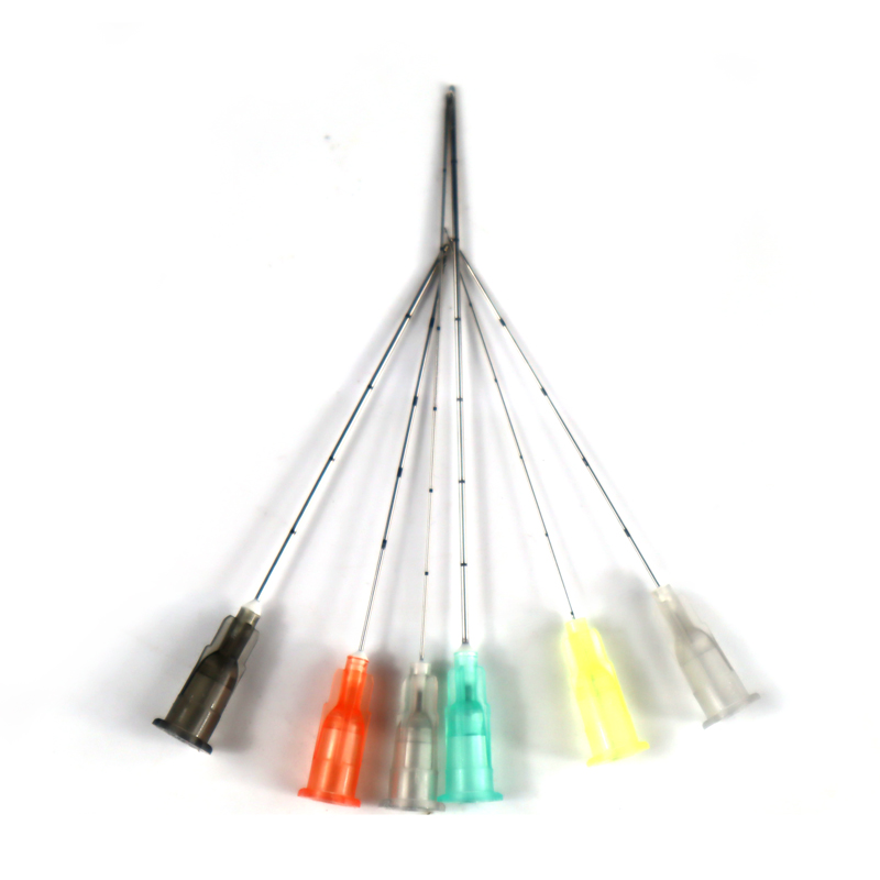 

Beauty Items 27g 50mm Micro Plastic Cannula Blunt Tip Canula for Dermal Filler