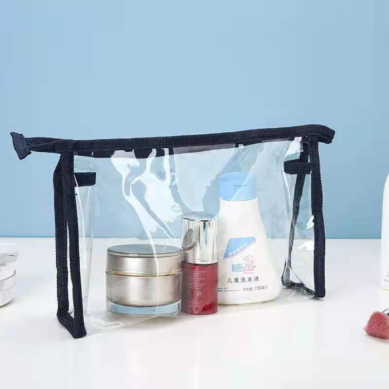 

Cosmetic Bags & Cases Cosmetics PVC Transparent Travel Small Portable Ins Fragrance Waterproof Women's Washing Storage Good, Red cosmetics bags