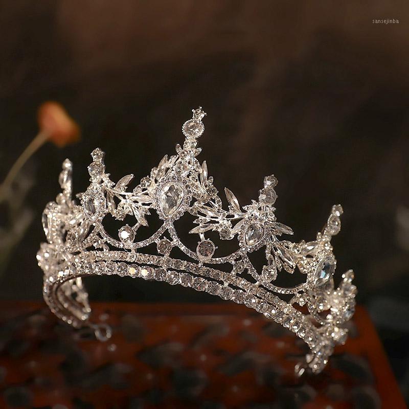 

Hair Clips & Barrettes Crown Headdress Bride Wedding Dress Accessories 2022 Birthday Pography Bridal Tiara Luxury Jewelry