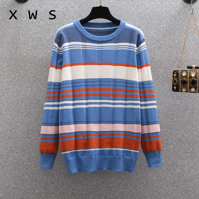 

Women Winter Argyle Sweater and Pullovers Long Sleeve Wave Knitwear Pull Jumpers Korean Oversized Sweaters Roupa Mujer 210604, Black