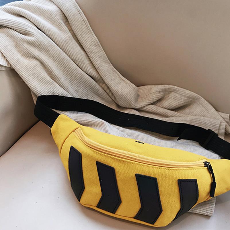 

chest men waist canvas bag male street reflective crossbody pack casual travel bags hip shoulder fanny belt