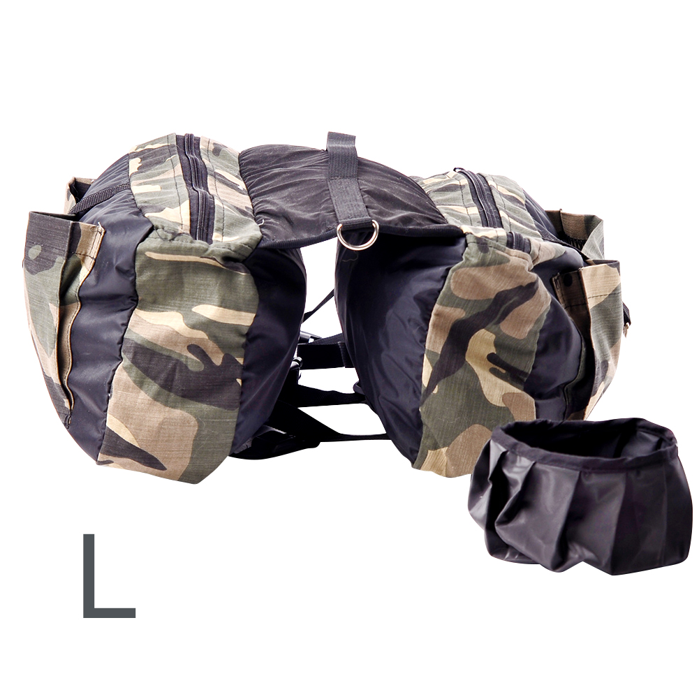 

Harness Backpack Zipper With Side Pockets Oxford Coth Portabe For Hiking Waterproof Outdoor Trave Dog Sadde Bag Pet py