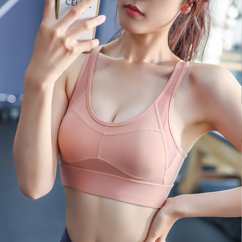 

Lulu Legging Sports Underwear Womens Shockproof Running Push up Fixed Chest Pad Fitness U-Shaped Vest Lu Beauty Back Large Size Yoga Bra, Red;black
