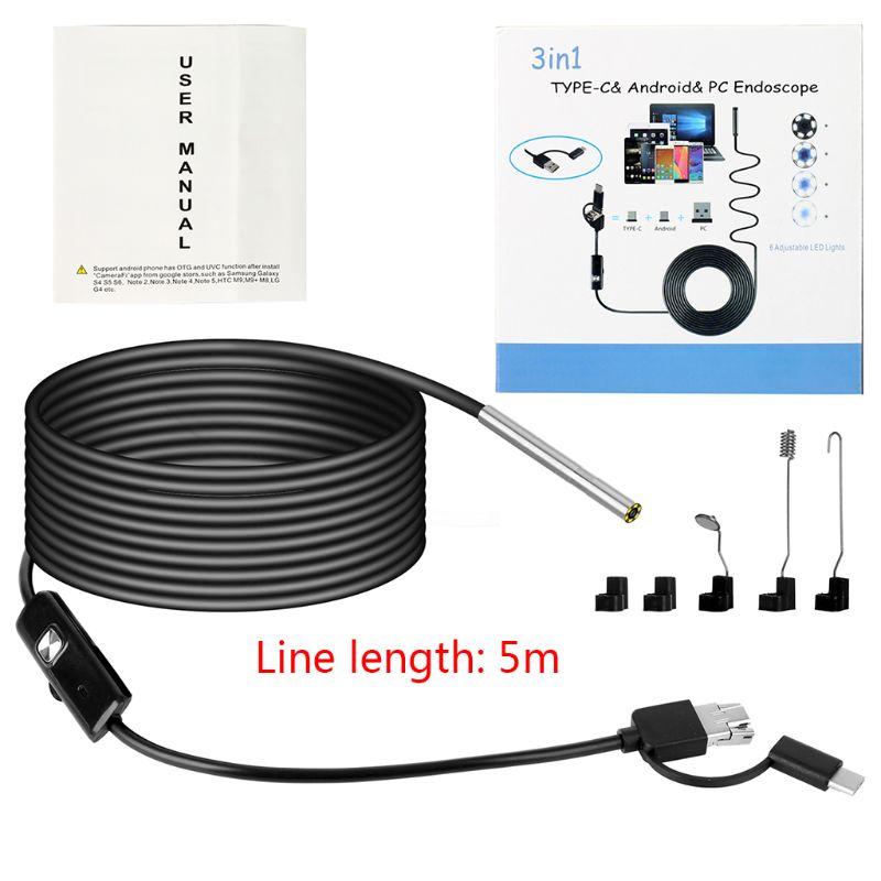 

Industrial 3.9MM IP67 USB Borescope Inspection Camera Kit Drop IP Cameras