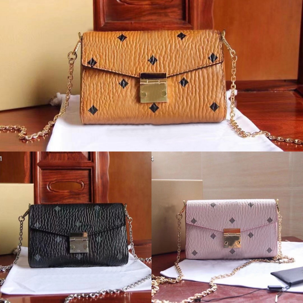 

2021 fashion women's shoulder bags woman leather ykk zipper high-quality copper metal messenger bag, dinner wallet bag 8083 black pink brwon, Brown