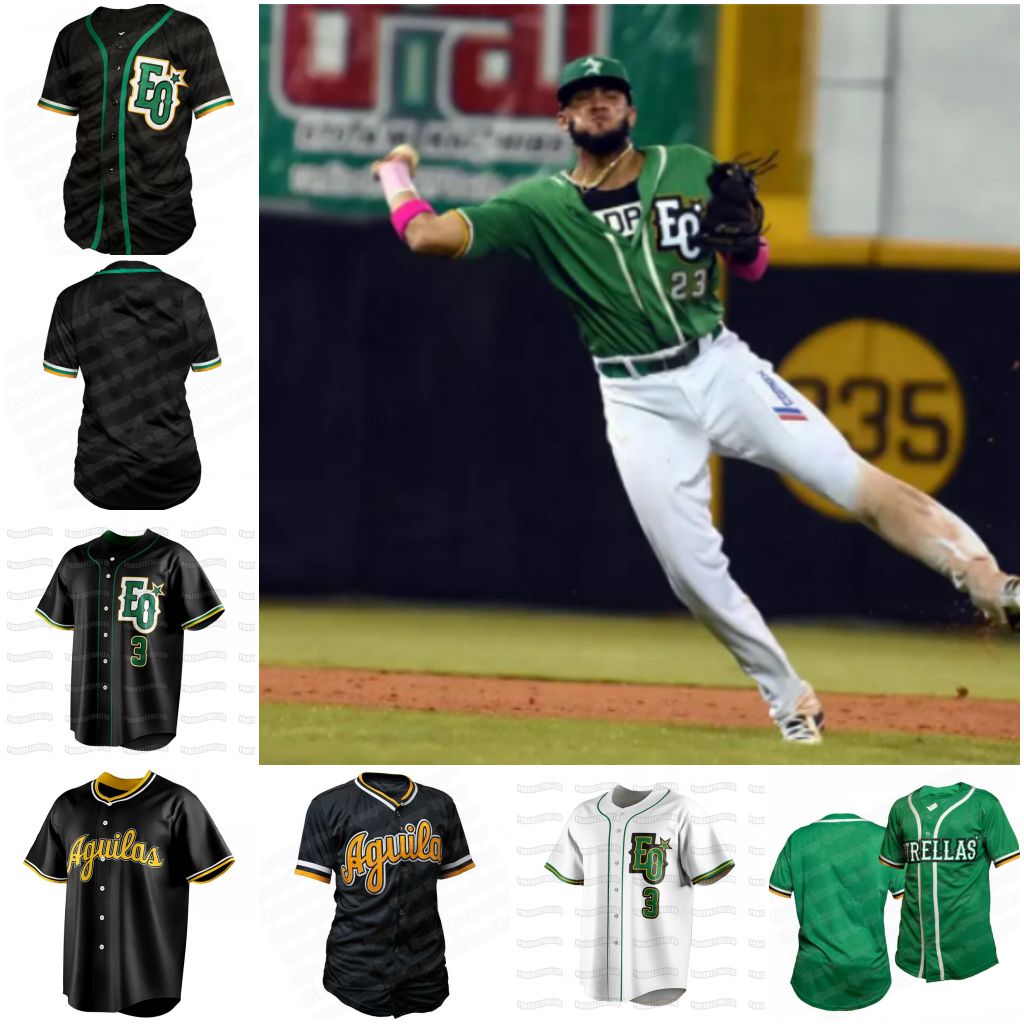 

23 Fernando Tatis Jr. Estrellas Orientales LIDOM Dominican Baseball Jersey 27 LIMA 14 PENA 4 TEJADA 3 LLENAS Custom Stitched Name Stiched Number Jerseys, Custom black (remark name number)