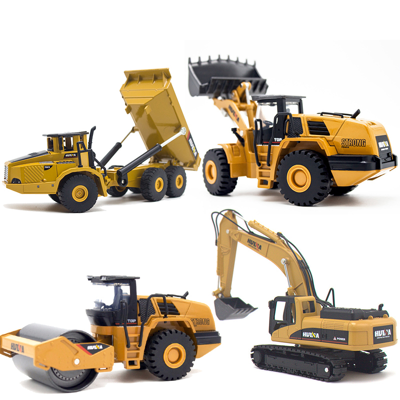 

150 alloy dump truck excavator Wheel Loader Diecast Metal Model Construction Vehicle Toys for Boys Birthday Gift Car Collection