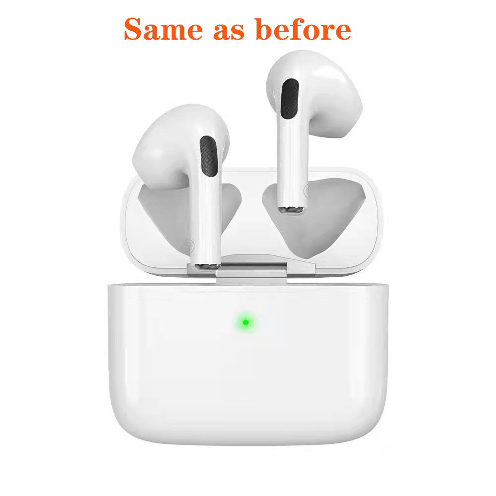 

air h1 wireless earphones chip 2 pods gen 3 pro win up pop charger bluetooth headphones earbuds gps rename white retail package