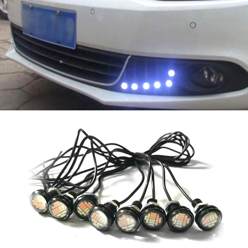 

Car Headlights LED SMALL LIGHTs FOG LAMP ANGEL Eyes BRIGHT Front Rear Bumper Light Sourcing ACCESSORIES 8pcs/set
