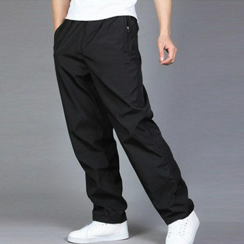 

Men's Pants Pantalon Hombre Plus 6XL Sweatpant Casual Breathable Quick Dry Loose Wide Leg Trousers Spring Autumn Cargo, Black pants