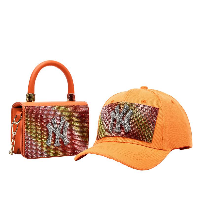 

2021 Selling Designer Famous Brands Crossbody bag Luxury Ny Hat For Women Diamond Bling Purses And Handbags