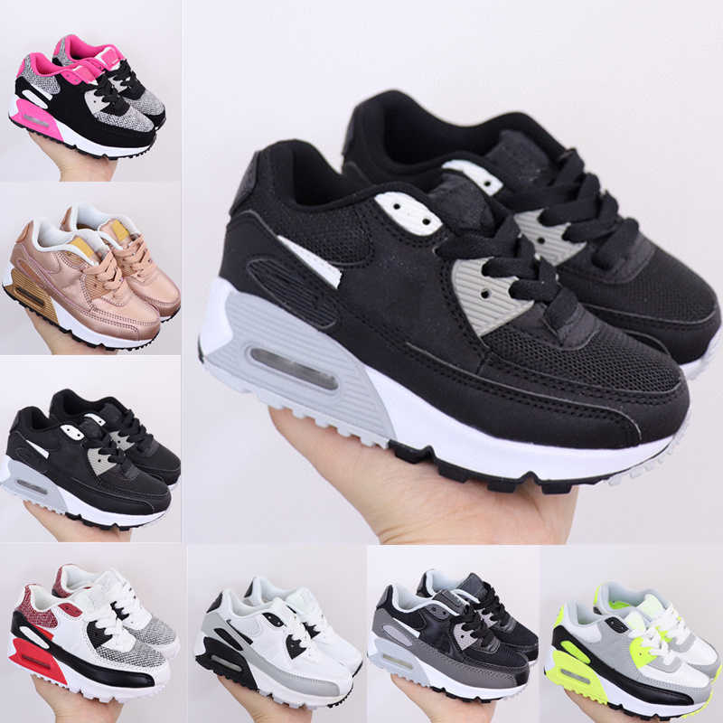 

Kids 90 2021 Athletic Shoes Children 90c Running Shoes baby 90s Mesh breathable half palm cushion boys girls Walking toddler Sports Trainer, As photos