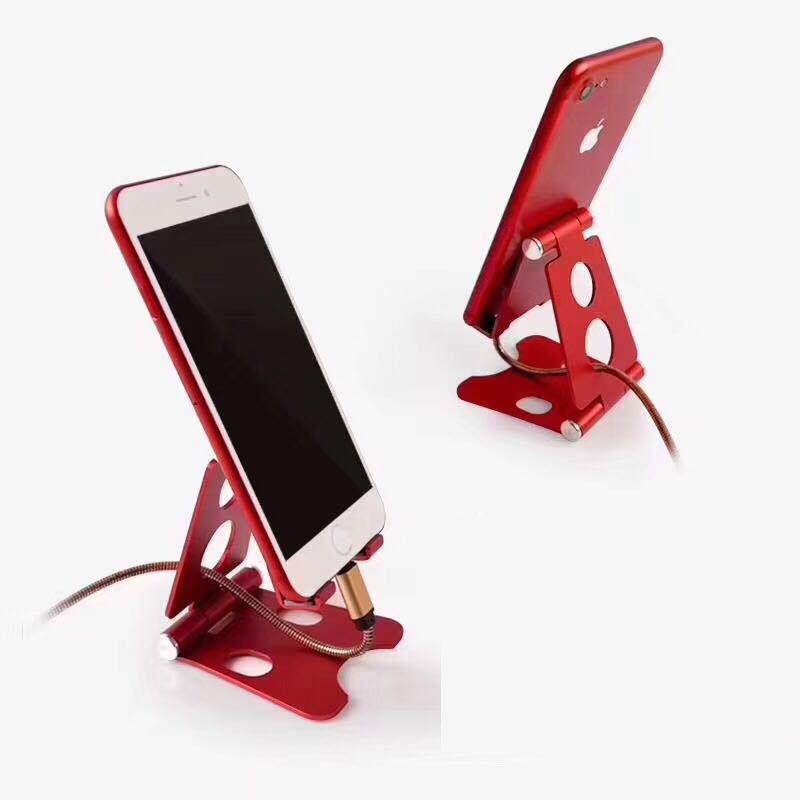 

Cell Phone Mounts & Holders Portable Desktop Holder Tablet Stand For 11 Pro XS Max Universal Foldable Metal Silicone Support Desk