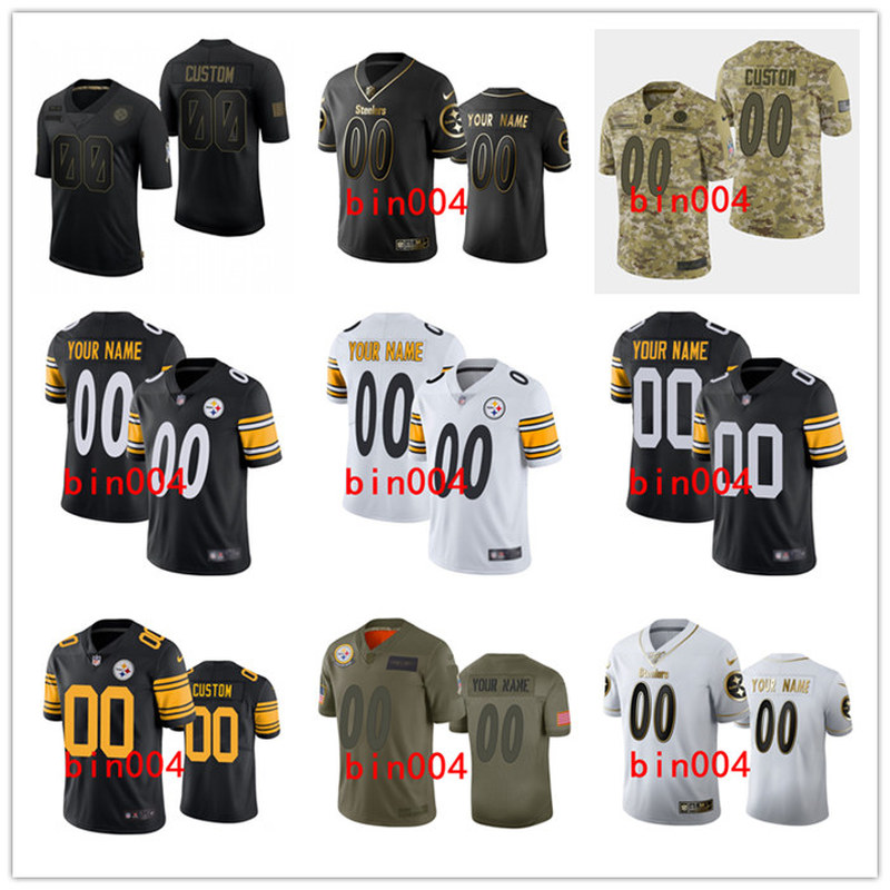 

2021 Customized PittsburghSteelersMEN WOMEN YOUTH Limited Home Jersey Football Vapor Untouchable 100% embroidery S-6XL