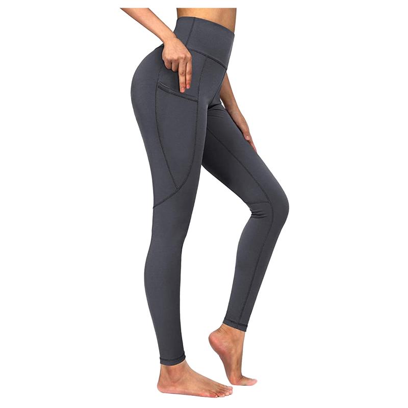 

Women' Leggings Workout Women High Waist Leopard Print Compression Fitness Polyester Leggins Ladies Push Up Pockets, Beige