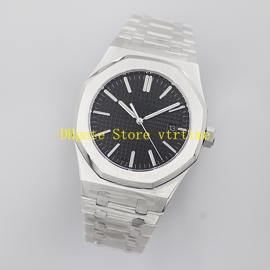

ZF Factory Watches 904L With Original Box Mens 41mm Black 15400 Correct card number 15400 Bracelet A3120 Mens Automatic Waterproof Watch, Gray
