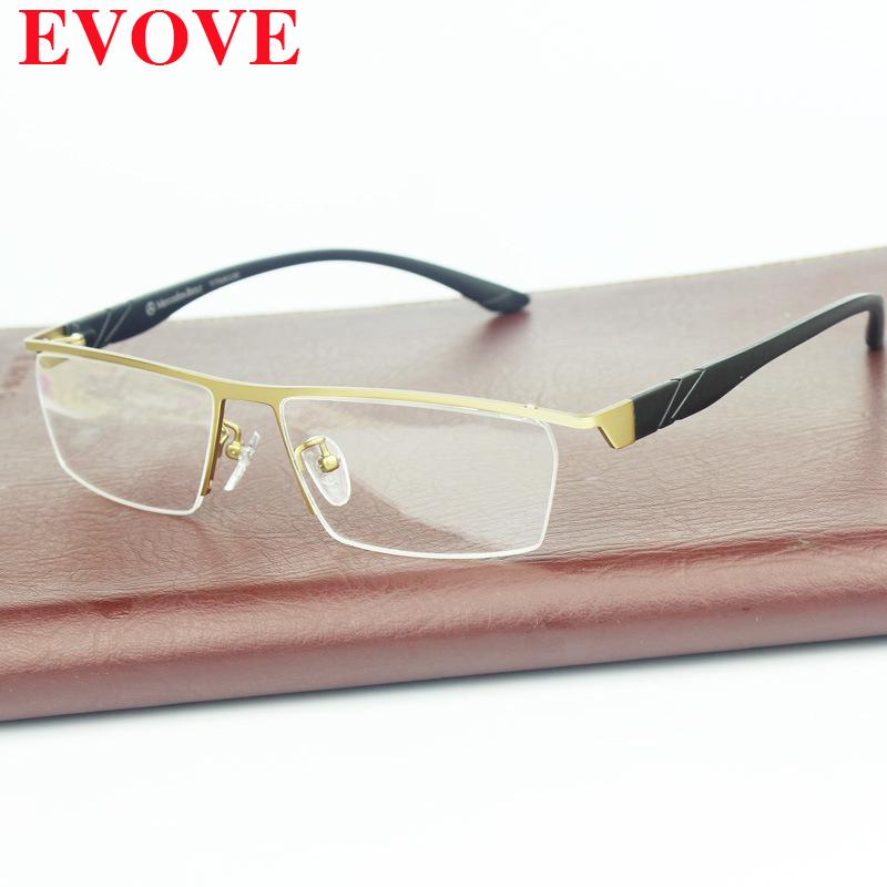 

Fashion Sunglasses Frames Evove Gold Glasses Frame Men Brand Eyeglasses Male Oversize Big Large Spectacles For Optical Prescription Myopia D