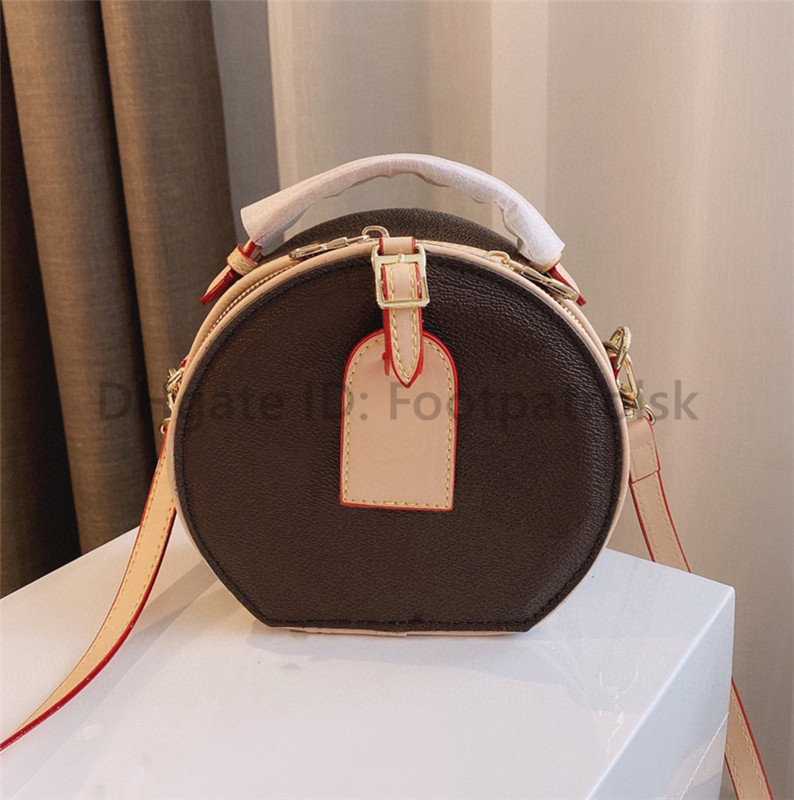 

Shoulder Luxurys Designers Bag Quality High Classic Fashion Handbags 2021 Printed Crossbody Circular Women Purses Clutch Bags Rlekw, Red;black