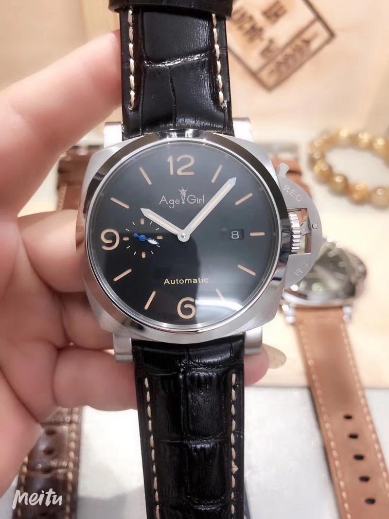 

Classic Men Automatic Mechanical Sapphire Silver Stainless Steel 3 Day Luminous 1950 Sport Watch Blue Black Leather Wristwatches