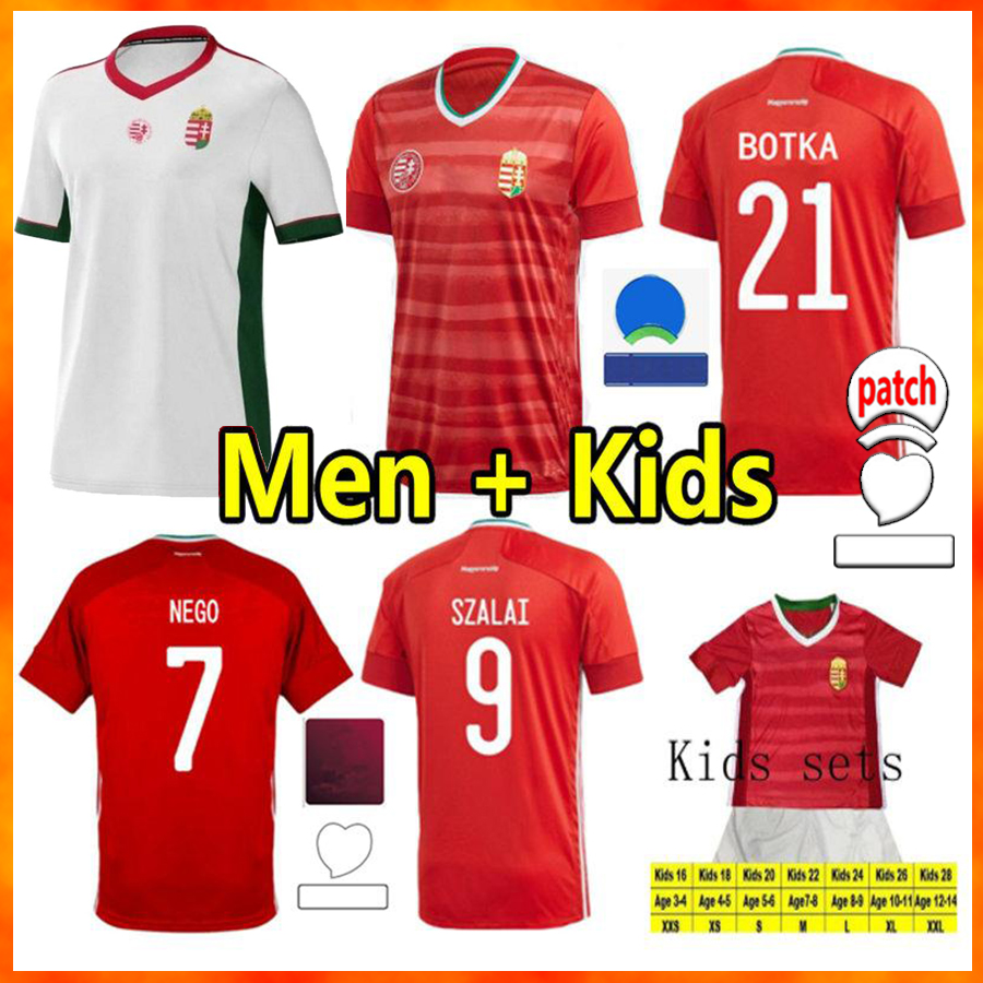 

2021 Top quality Hungary Soccer Jersey de SZALAI Uniform Mens PRISKIN DZSUDZSAK SZOBOSZLAI BOTKA GAZDAG FERENCZI BESE Home AWAY and Men + ki, Black;yellow