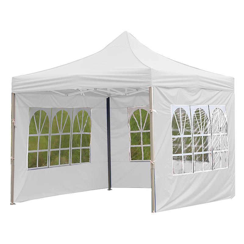 

Shade Shelter Sides Panel Portable Tent Pavilion Folding Shed Picnic Outdoor Waterproof Canopy Cover (Without Top), Red sides panel