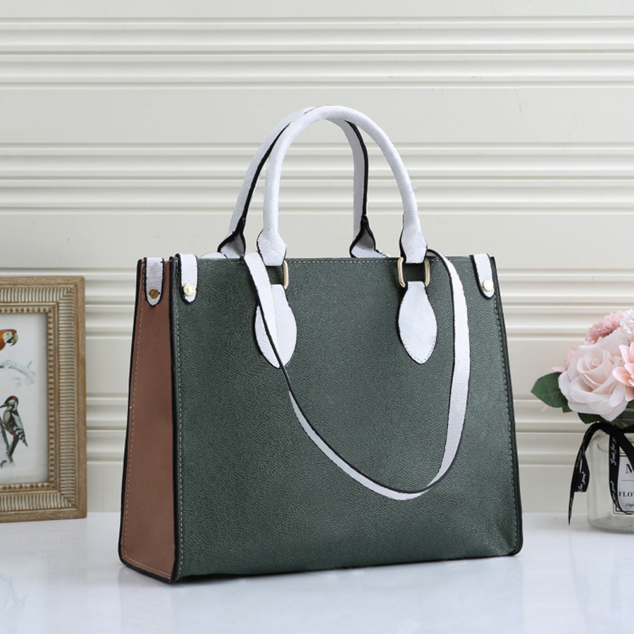 

SELL WELL Fashion woman Totes Handbag Genuine Leather Classic pattern Design Super Large Capacity High Quality Gifts bags 04, Dustbag