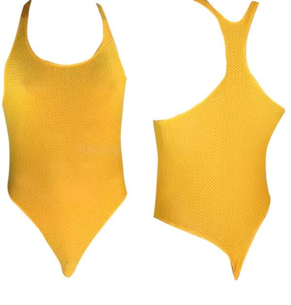 

Men' Body Shapers Mens Thong Bodysuit Breathable Nylon Spandex Shaping Leotard