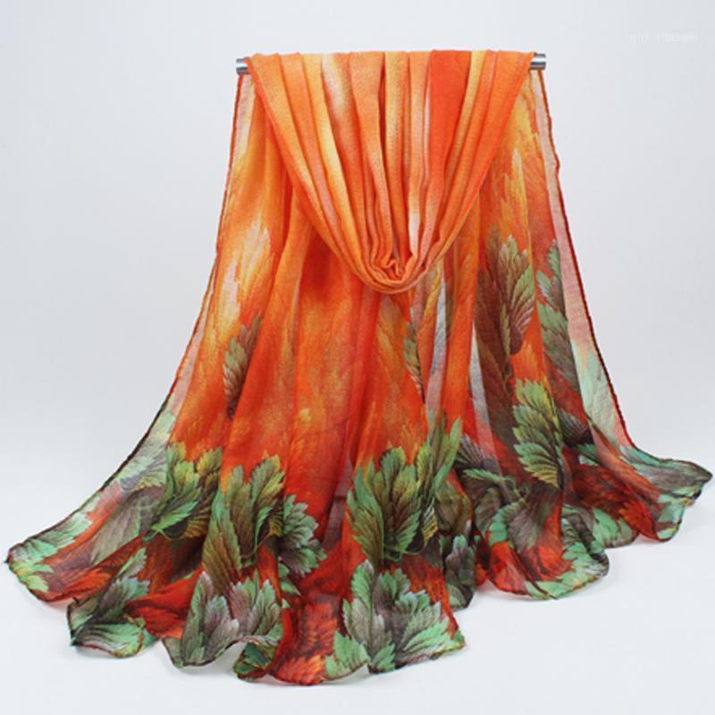 

Women's Spring And Autumn Leaves Cotton Shawl Scarves Shawls Sun Visor Bohemian Voile Wholesale Free Hijab1