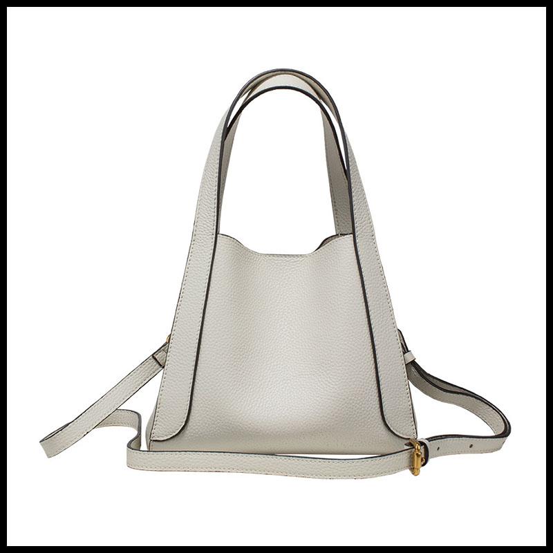 

Duffel Bags Natural Cowhide Leather Bag Large Capcity Bucket High Quality Fashional Solid Color Handbag For Ladies