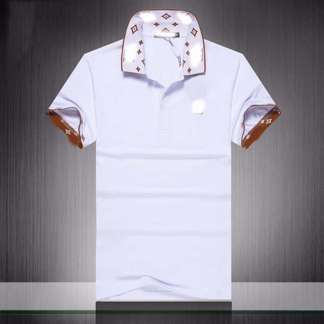 

Italy Men Polo Shirts Snake Bee Embroidery Fashion Casual High Street Clothes Mens Shirt Tees Tops 6SPW