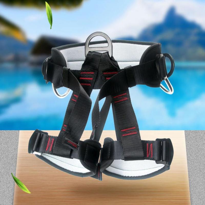 

Cords, Slings And Webbing Professional Outdoor Half-length Seat Belt Half-protection Safety Strap For Rock Climbing High-strength