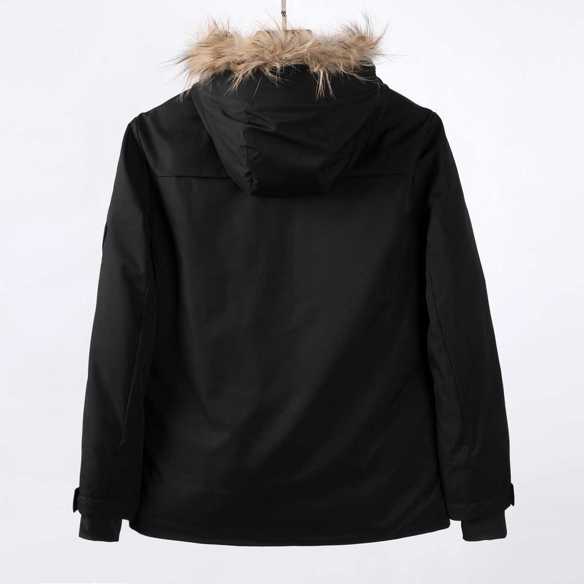 

2022ssDesigner Monclair mens down jacket French brand Bomber Windshield Parkas luxury Fashion hombre Casual Street coats with fur collar, Black