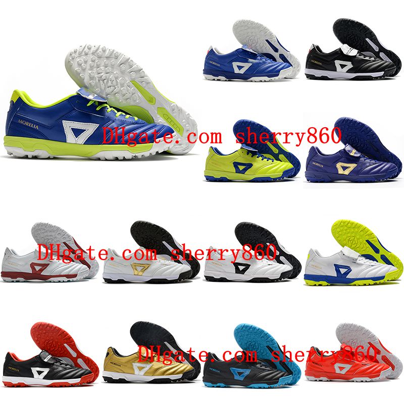 

2021 arrivals quality mens soccer Shoes MORELIA II AS/TF Turf Cleats Football Boots scarpe da calcio Firm Ground Tacos de futbol, As picture 5