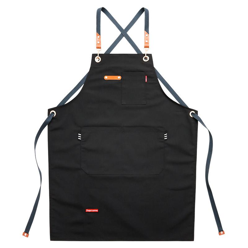 

Aprons Barber Apron Men Adjustable Kitchen Cooking Waiter Cafe Shop BBQ Hairdresser Stylist Garden Accessory Bibs