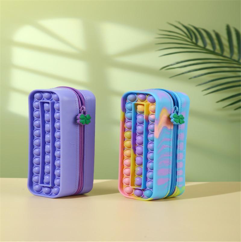 

push pop sensory toys Coin Purse stationery storage pencil case Decompression bubble artifact handbag fingertip toy simple dimple compression 20*5.5*6.5cm