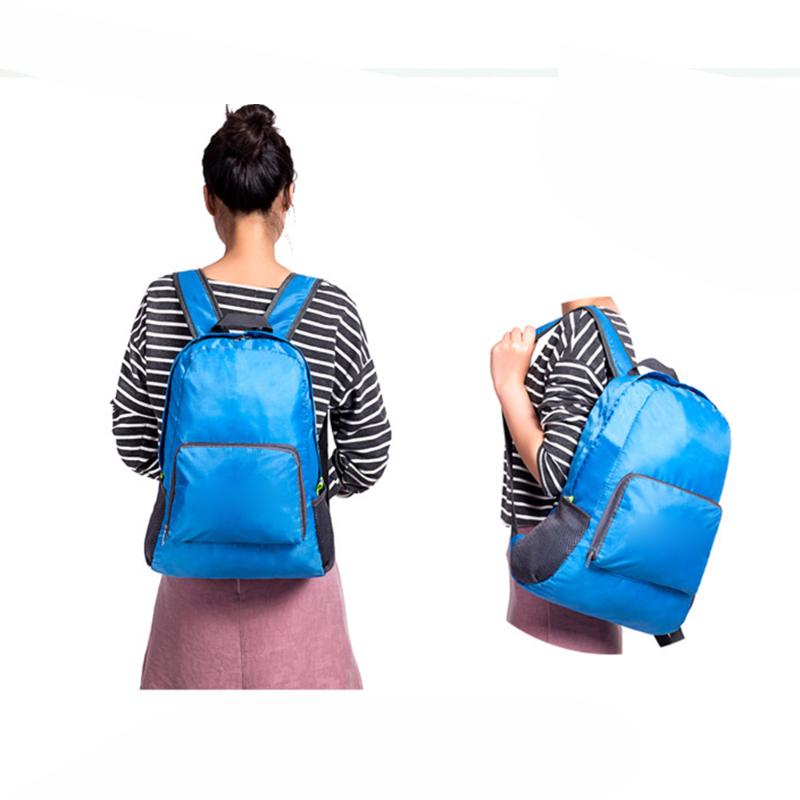 

Outdoor Bags Travel Backpack Folding Portable Mountaineering Bag Ultra Light Waterproof Unisex Sport 20L, Green color