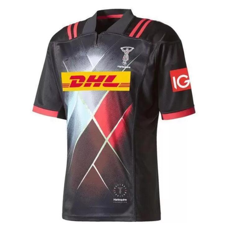 

TOP British And Irish Lions EDINBURGH RUGBY JERSEY 2021 HOLDEN BLUES MONTPELLIER Black shark Rugby shirt HARLEQUINS BULLS SUPER JERSEYS, Black;gray