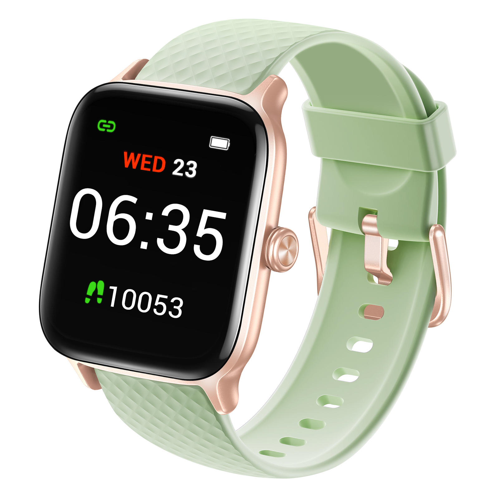 

[USA free dropshipping]Smart Devices EW1 Compatible with iPhone Android Phones 50 Meters Water Resistance Heart Rate Monitor Blood Oxygen Sa