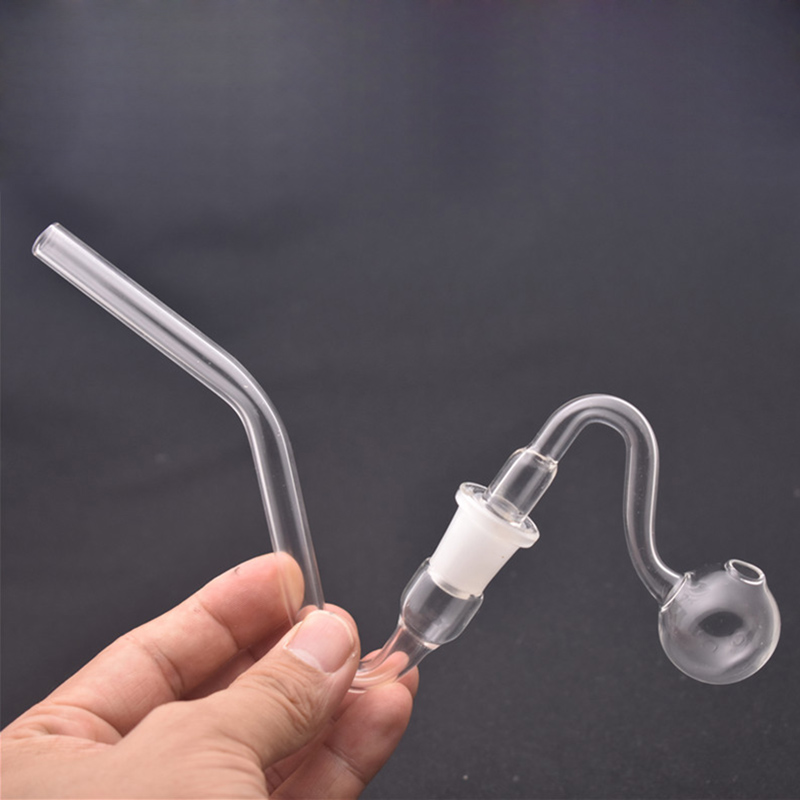 

high quality 14mm male glass oil burner pipes with female j-hook adapter new design mini hand smoking water pipes